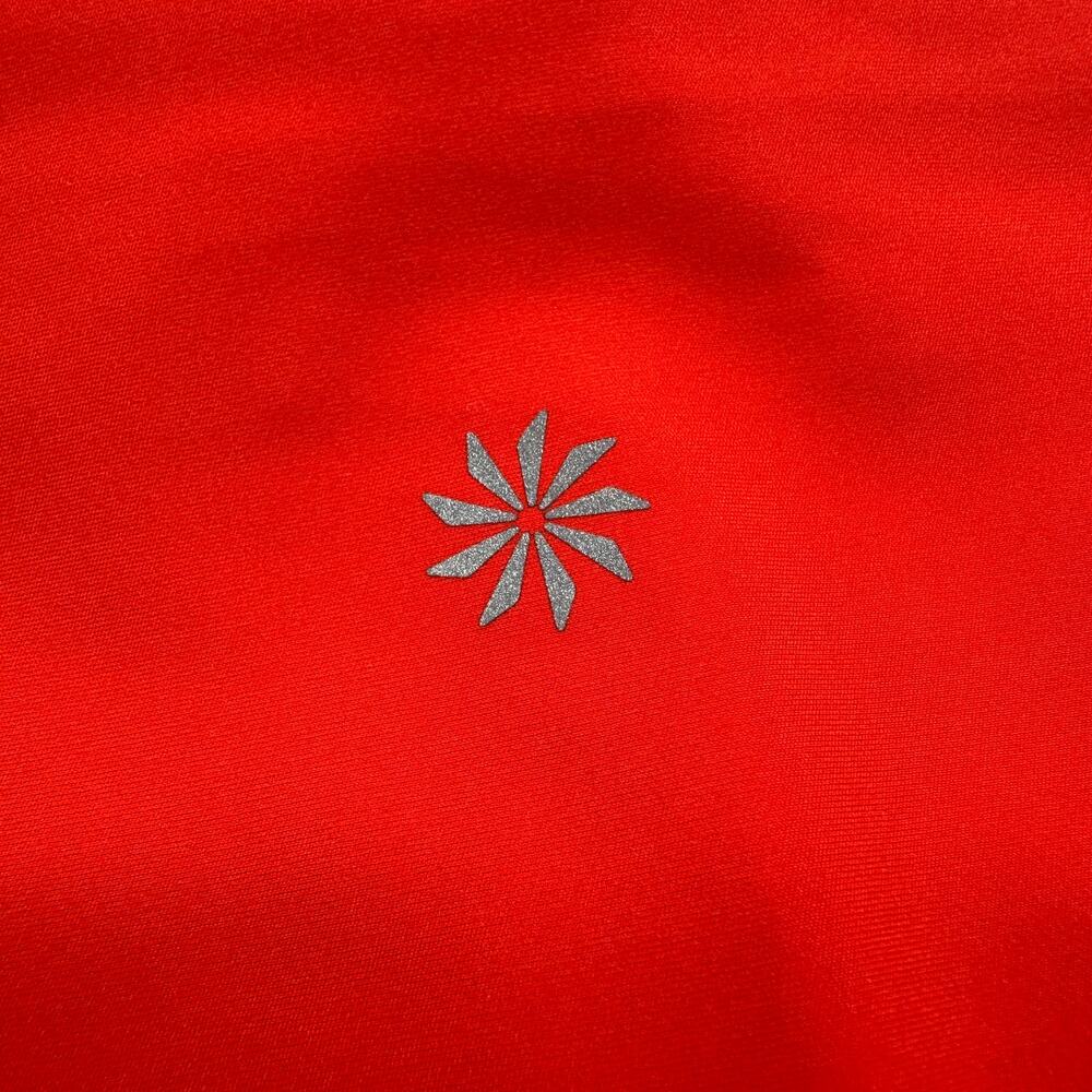 Athleta Leggings Womens 1X Red Interval Stash Pocket 7/8 Workout Gym Sporty Run - Picture 8 of 12